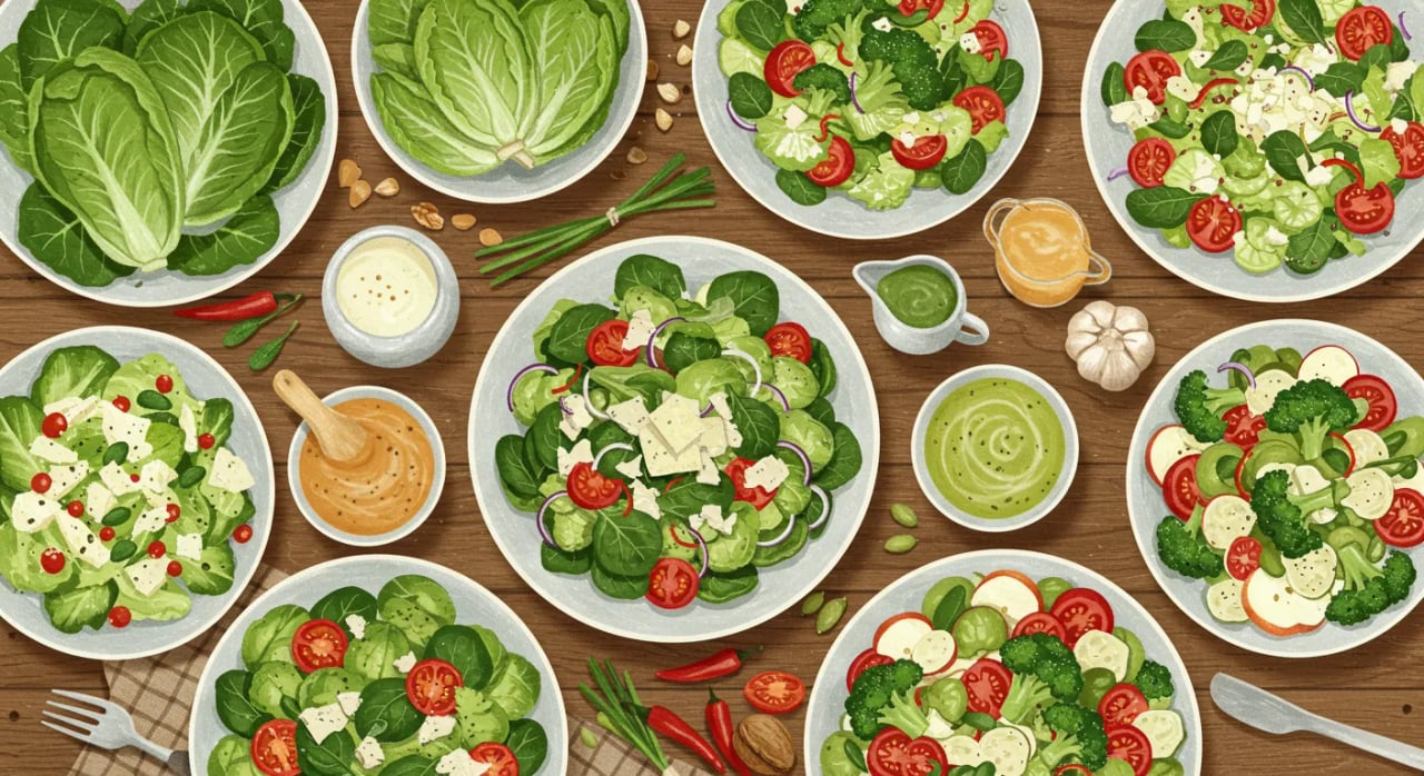 Grüner Salat: Von wegen Hasenfutter! Warum täglich Salat essen klüger ist, als du denkst Cover